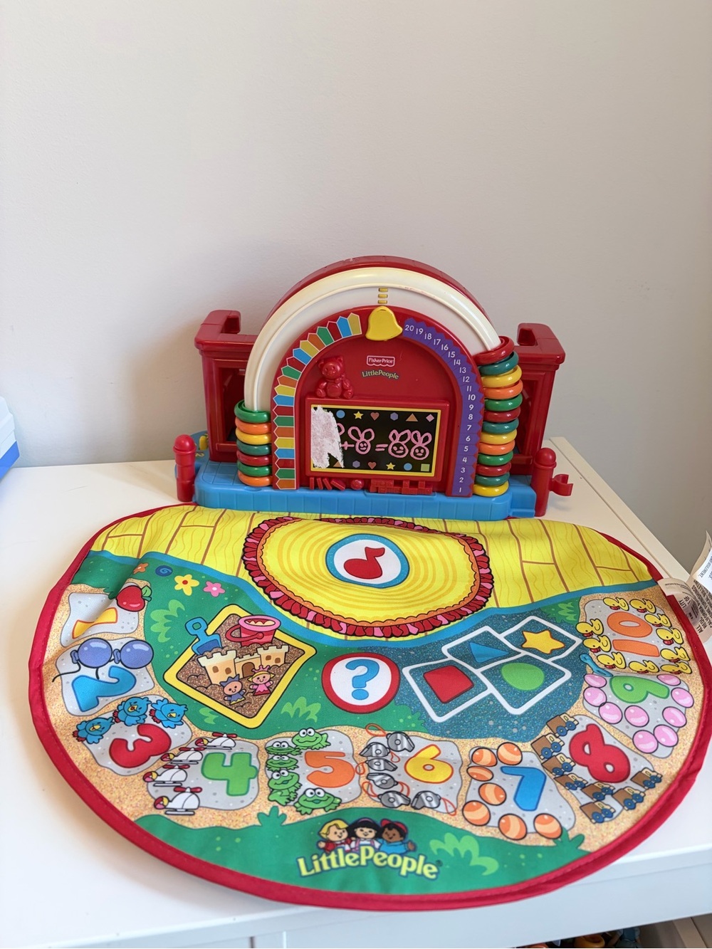 Fisher-Price Little People Preschool Numbers Mat Only